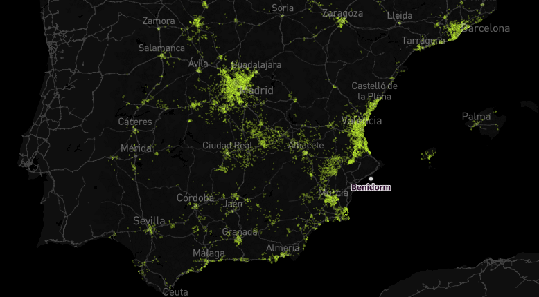 De dónde son los españoles que veranean en Benidorm (y en otros 55 destinos)