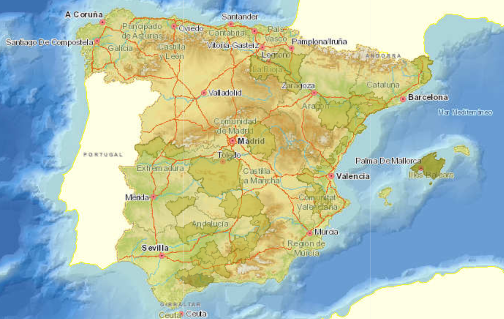 Localizador geográfico de alimentación